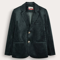 Melange Velvet Blazer