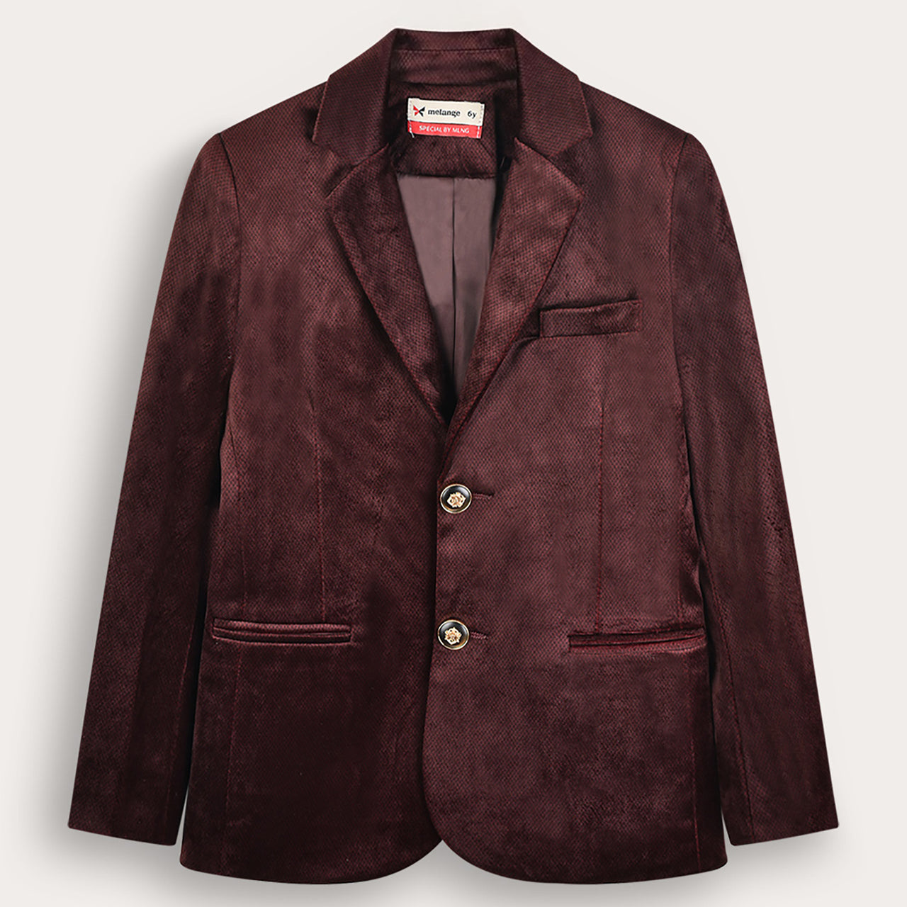 Melange Velvet Blazer