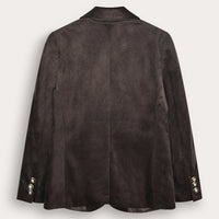Melange Velvet Blazer