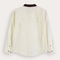 Velour Collar Shirt