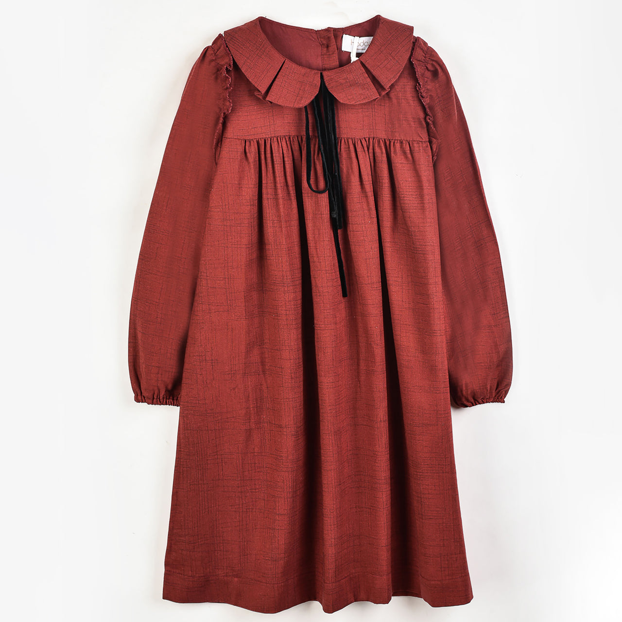 Hadas Pleated Collar Dress