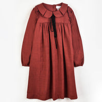 Hadas Pleated Collar Dress