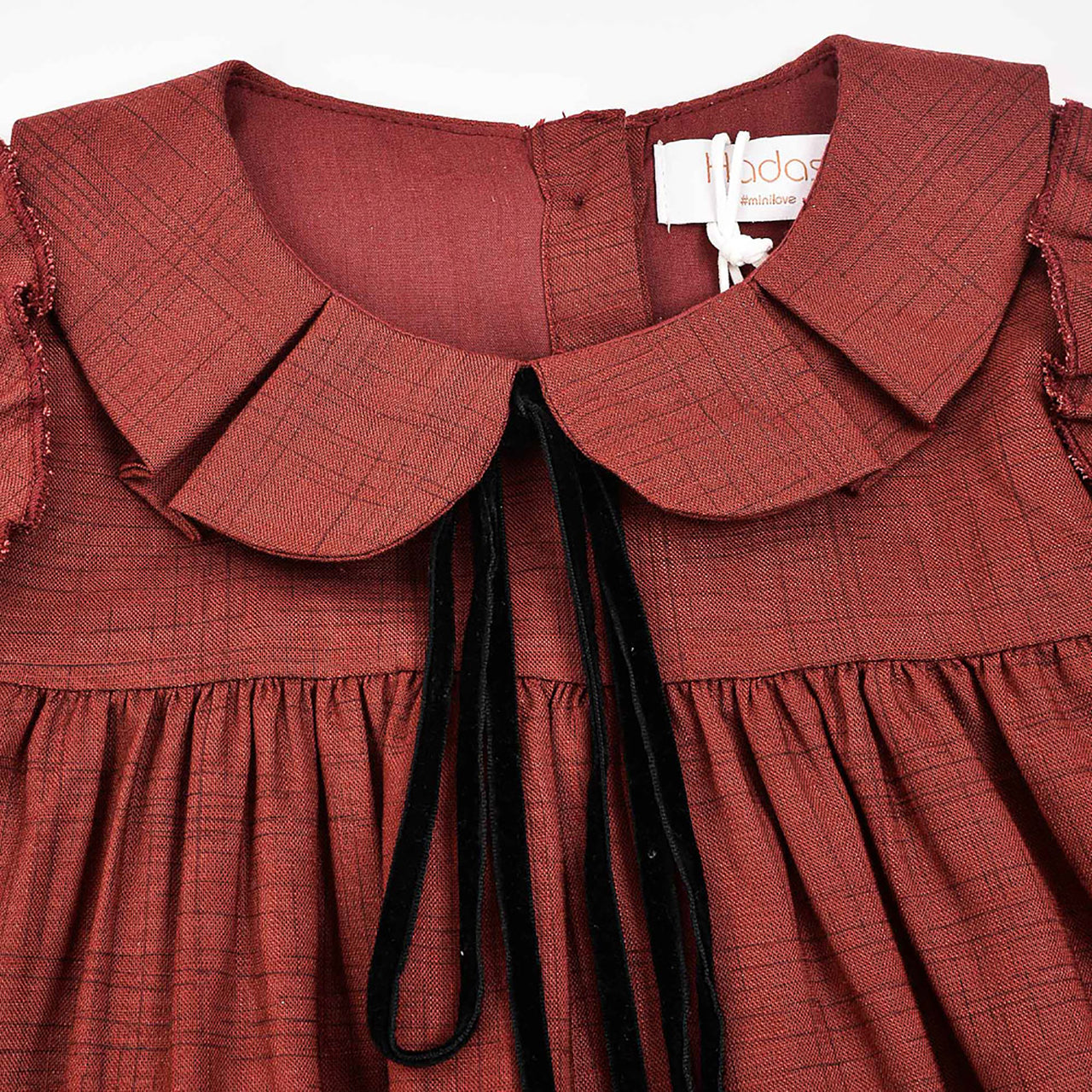 Hadas Pleated Collar Dress