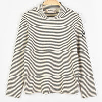 Melange Stripes Turtleneck Shirt