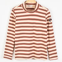 Melange Stripes Turtleneck Shirt