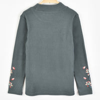 Melange Floral Print Top