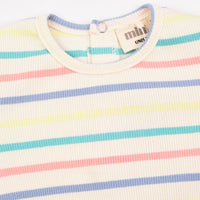 Melange Baby Stripes Rib Stretchie