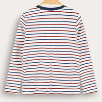 Boys LS Striped Shirt