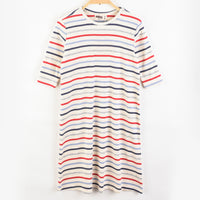 Melange Girls Stripes Rib Nightgown