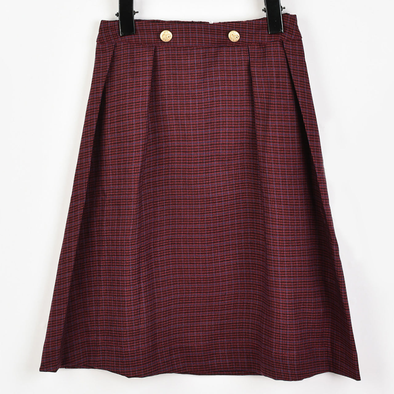 Hadas Jersey Checkered Skirt