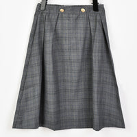 Hadas Jersey Checkered Skirt