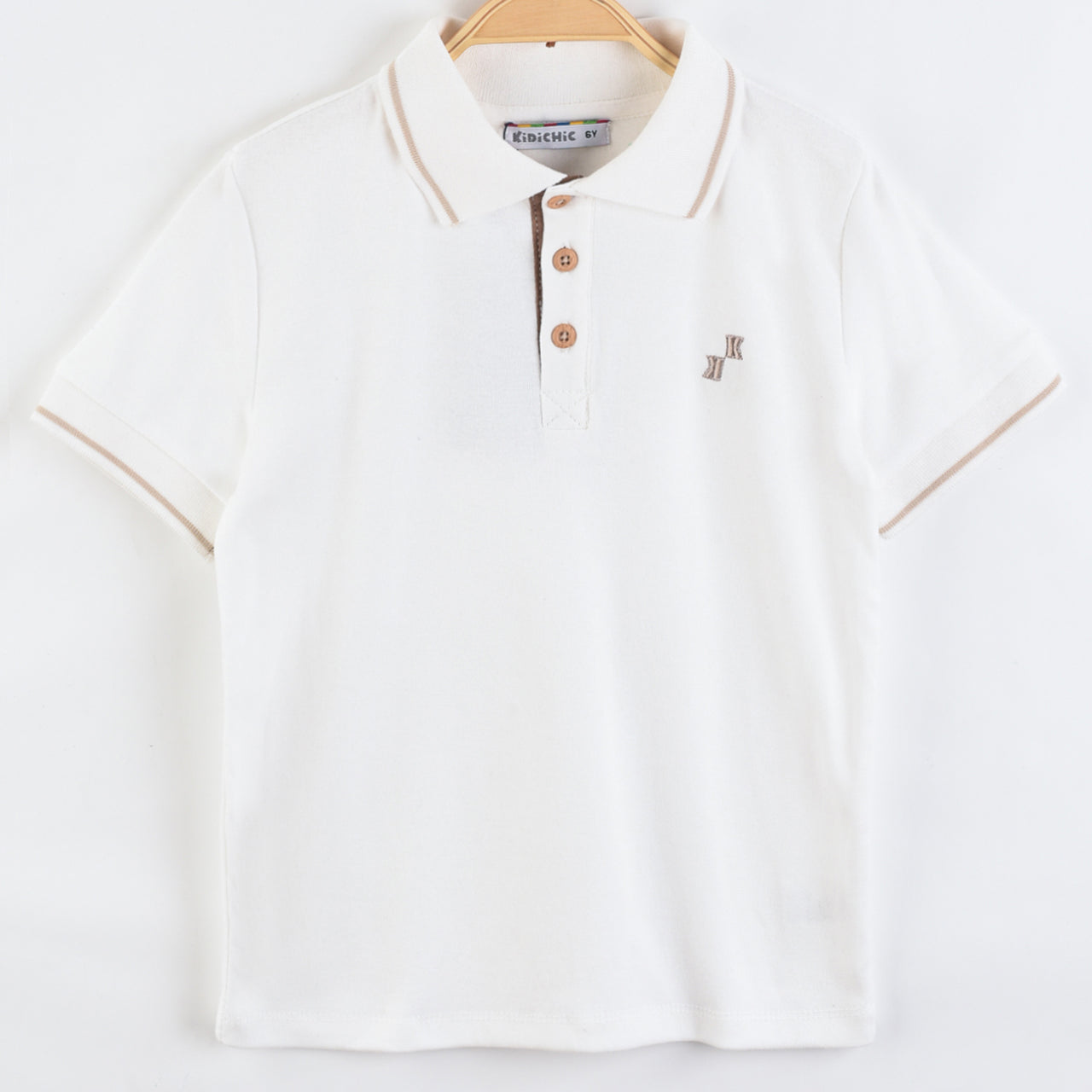 Boys S.S Rib Polo Shirt