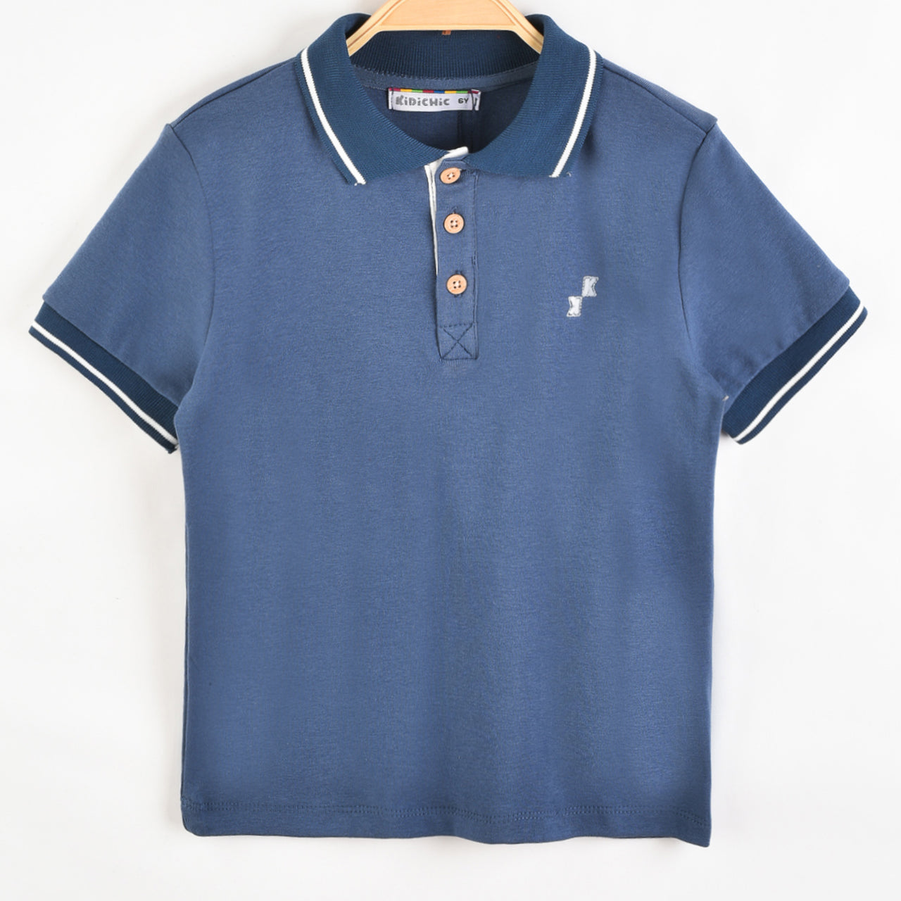 Boys S.S Rib Polo Shirt