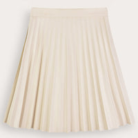 Melange Pleated Skirt