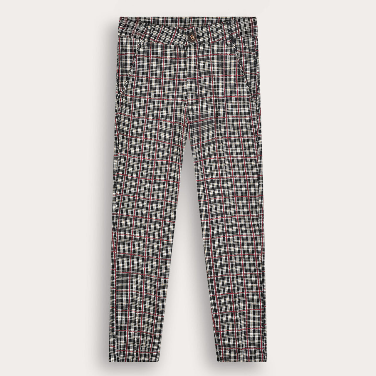 Melange Checkered Pants