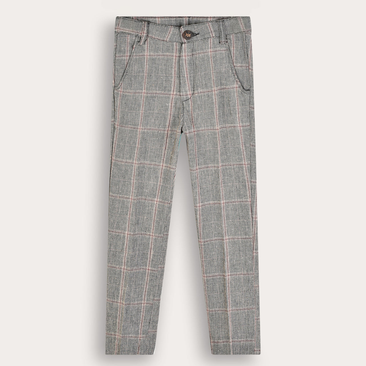 Melange Checkered Pants