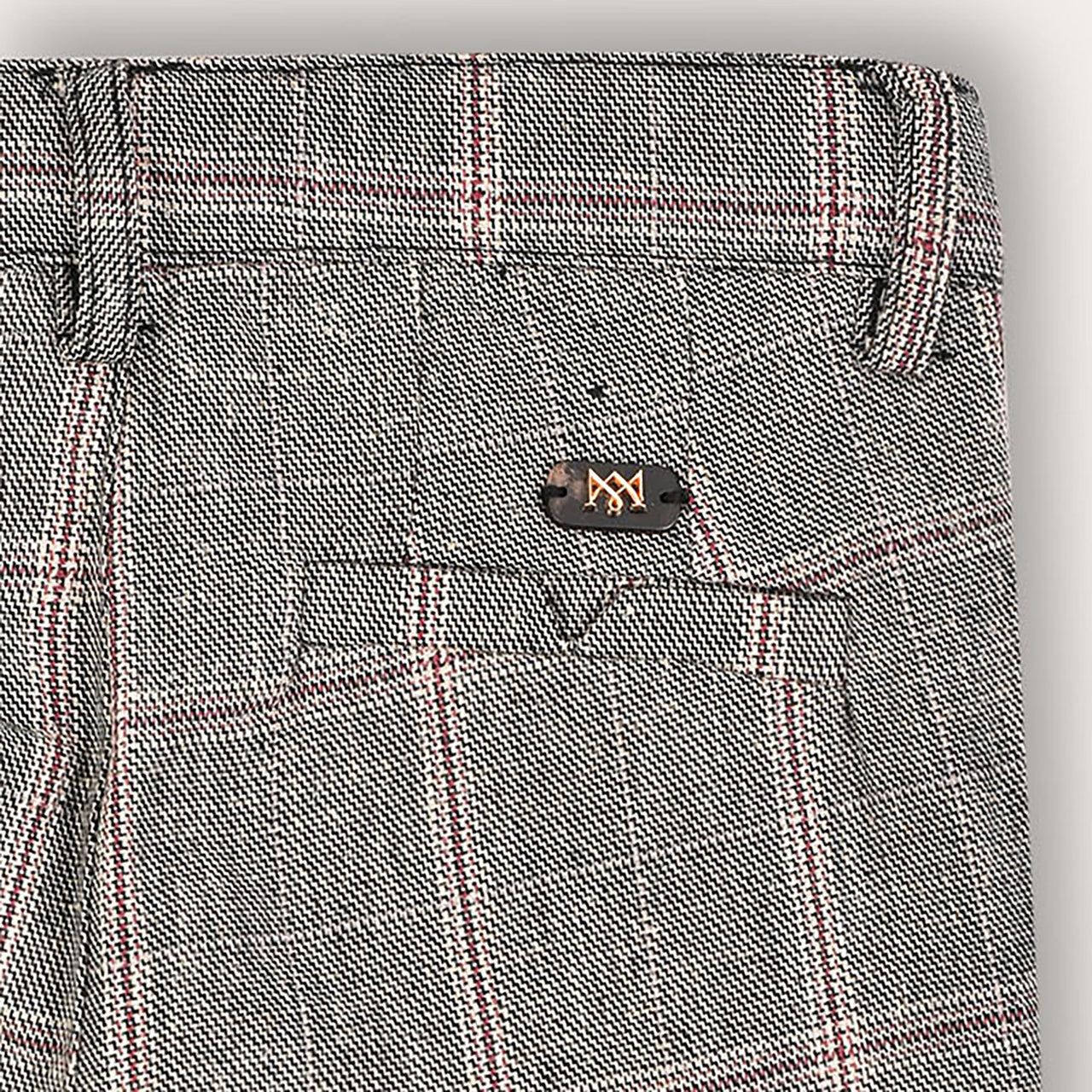 Melange Checkered Pants