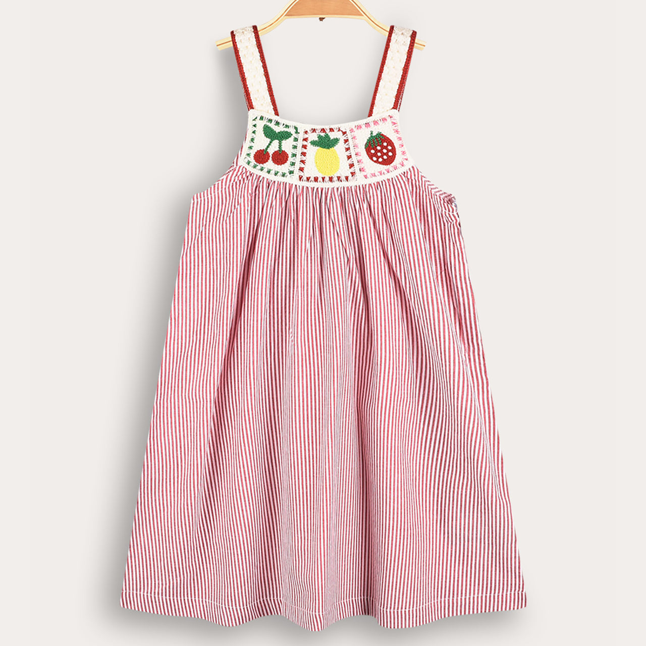 Melange Cherry Denim Jumper