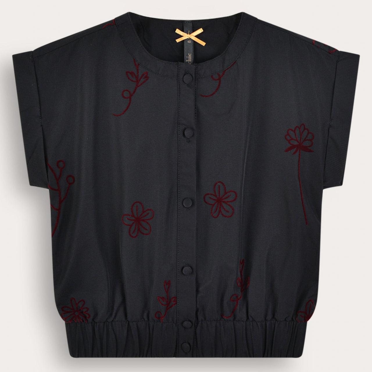 Velvet Floral Top