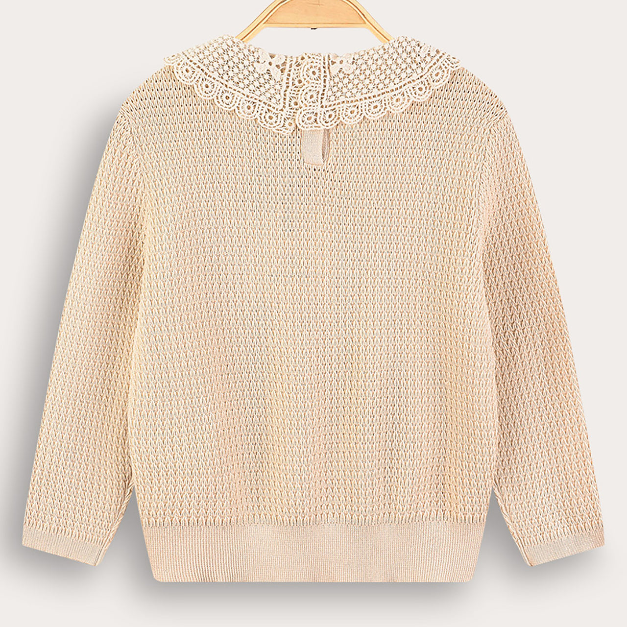 Melange Margaret Collar Top