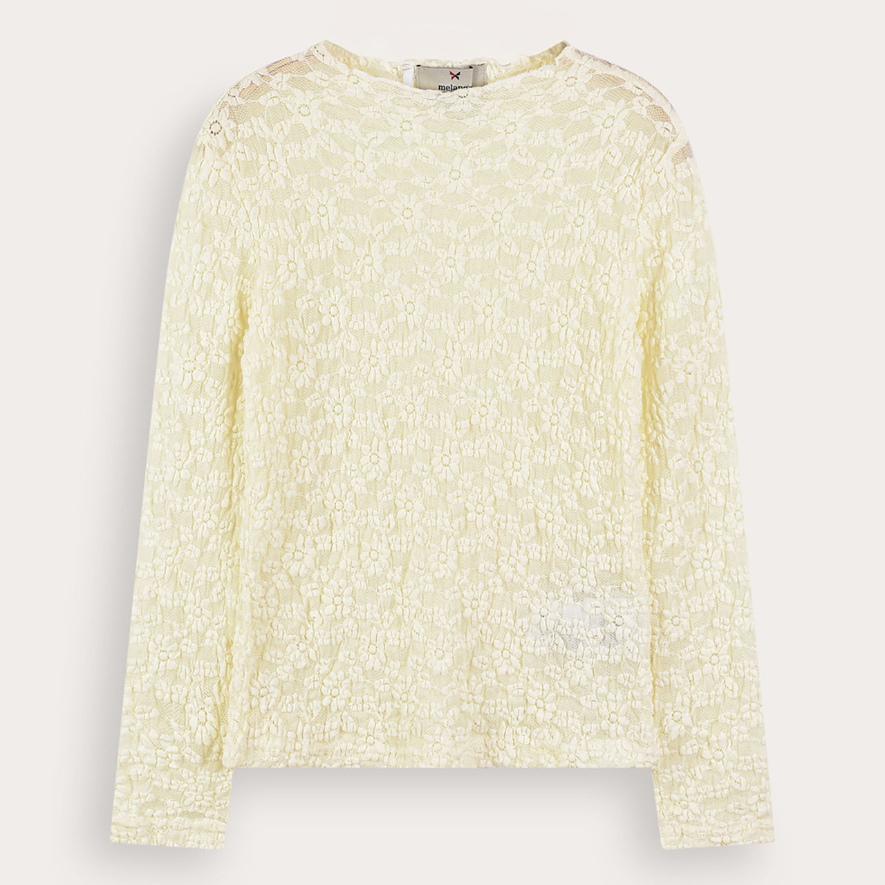 Melange Lace Turtleneck