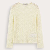 Melange Lace Turtleneck
