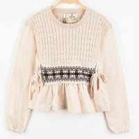 Melange Aspen Knit Vest Shirt