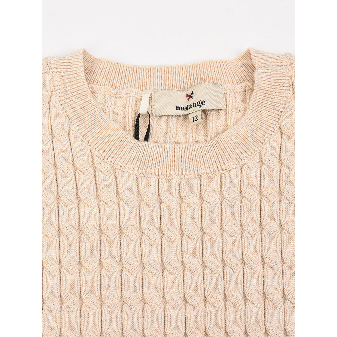 Melange Aspen Knit Vest Shirt