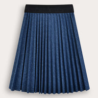 Jeans Pleated Skirt