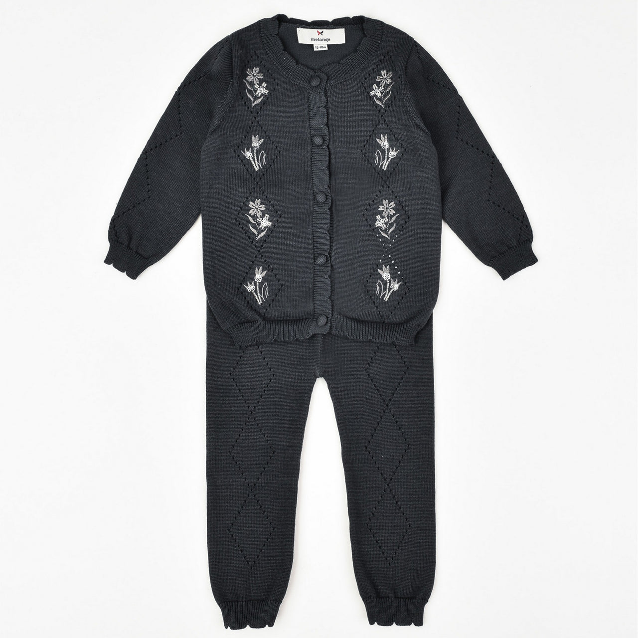 Melange Knitted & Embroidery Set