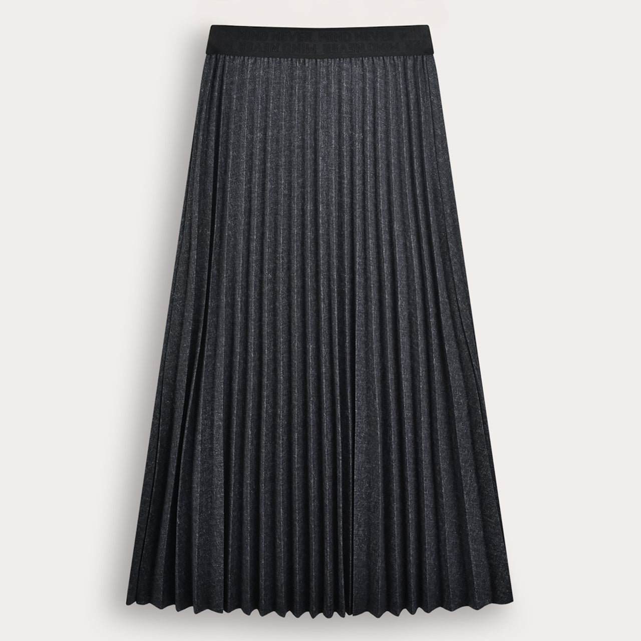 Midi Jeans Pleated Skirt