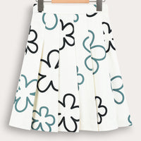 Pleated Flower Skirt