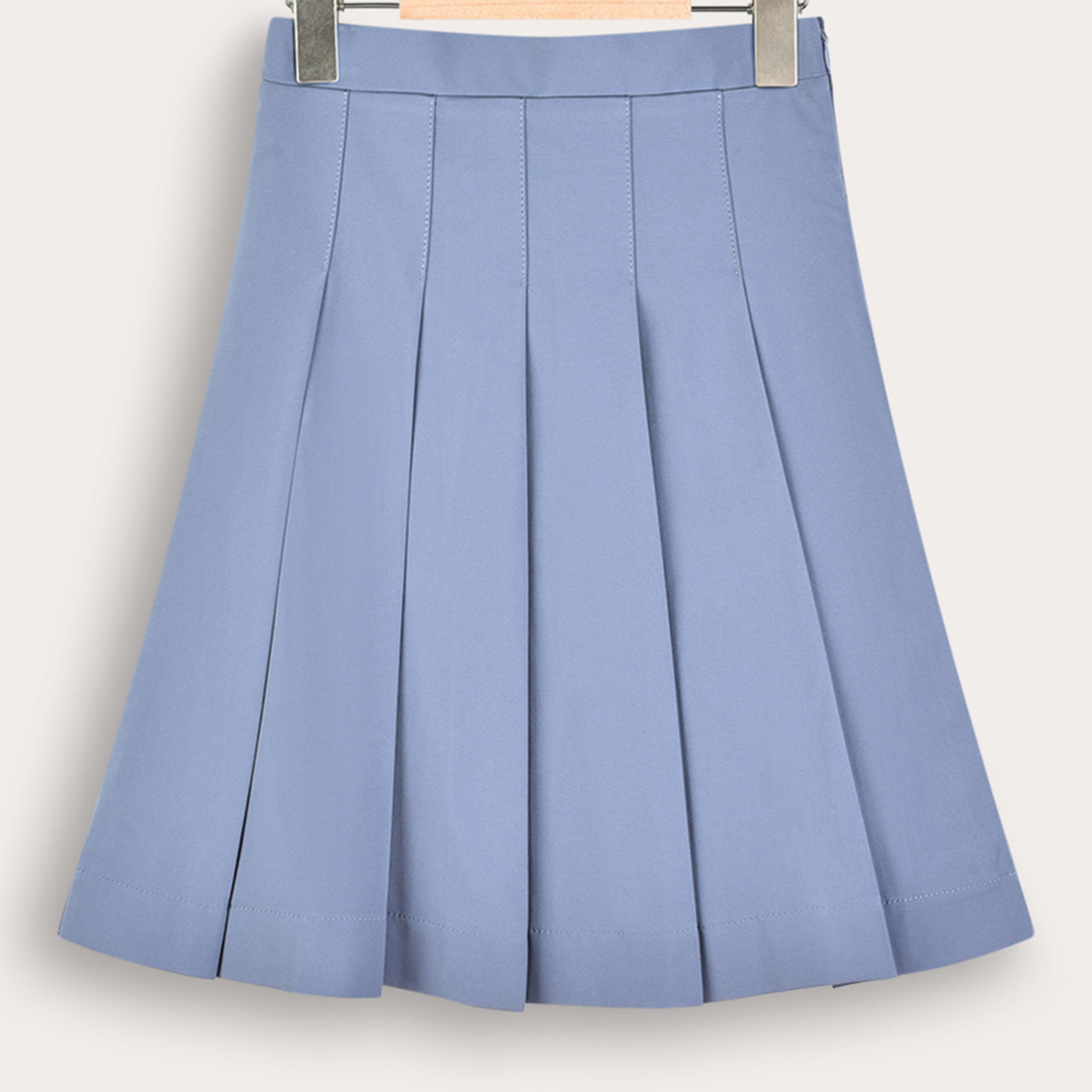 Pleated Smooth Skirt