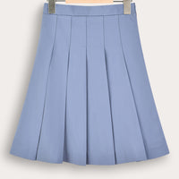 Pleated Smooth Skirt