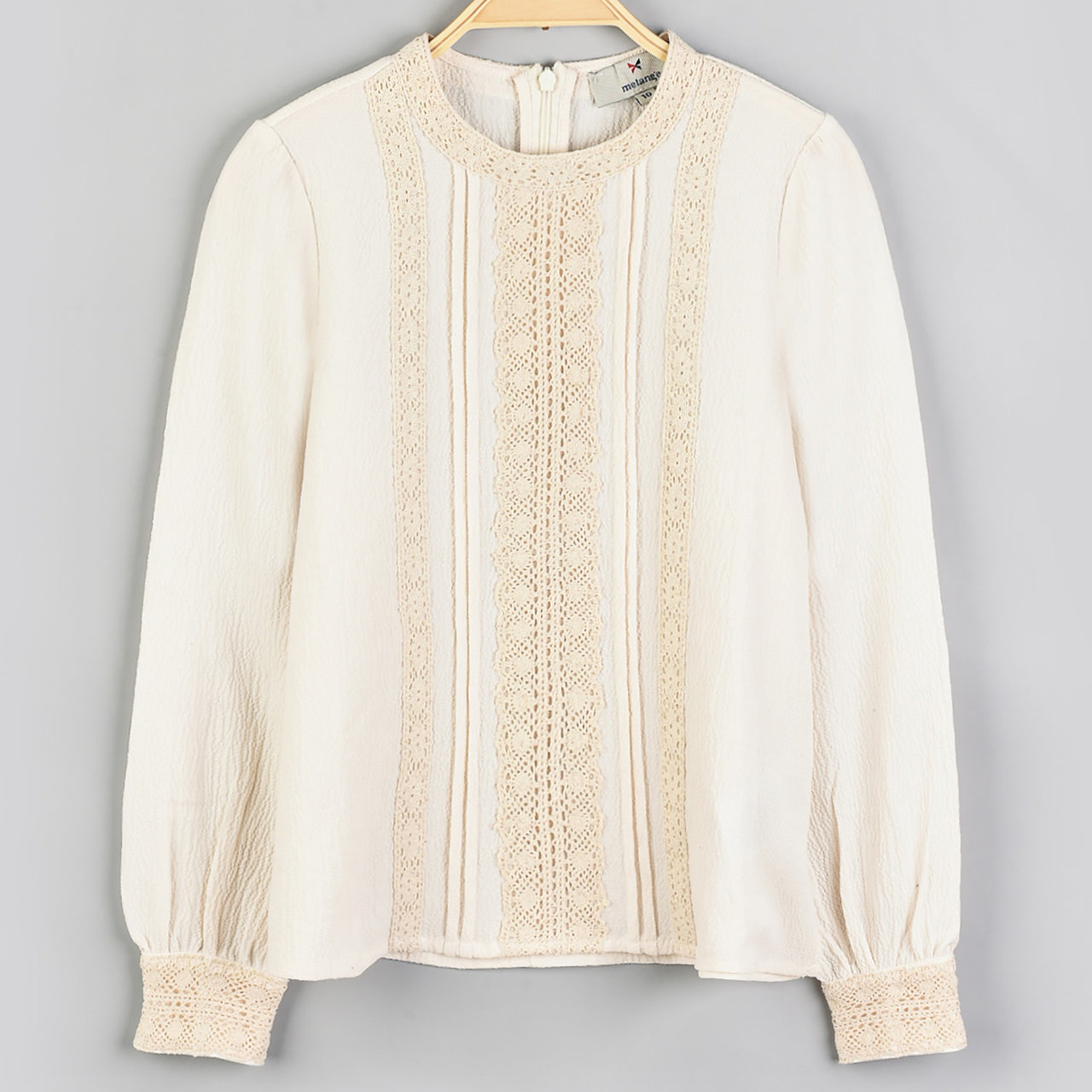 Melange Crochet Top