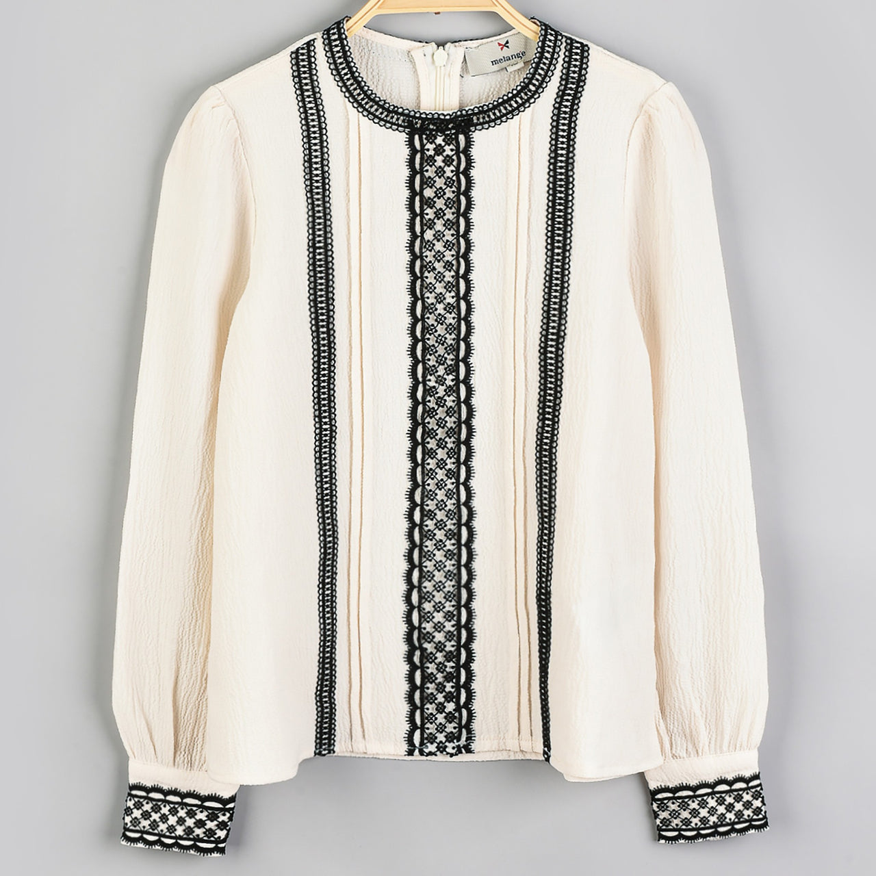 Melange Crochet Top