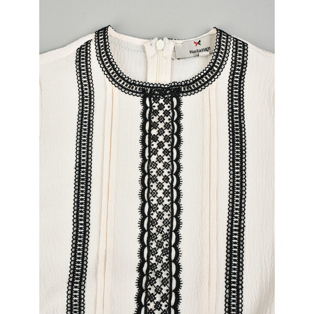 Melange Crochet Top
