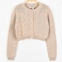 Hadas Geometric Knit Cardigan