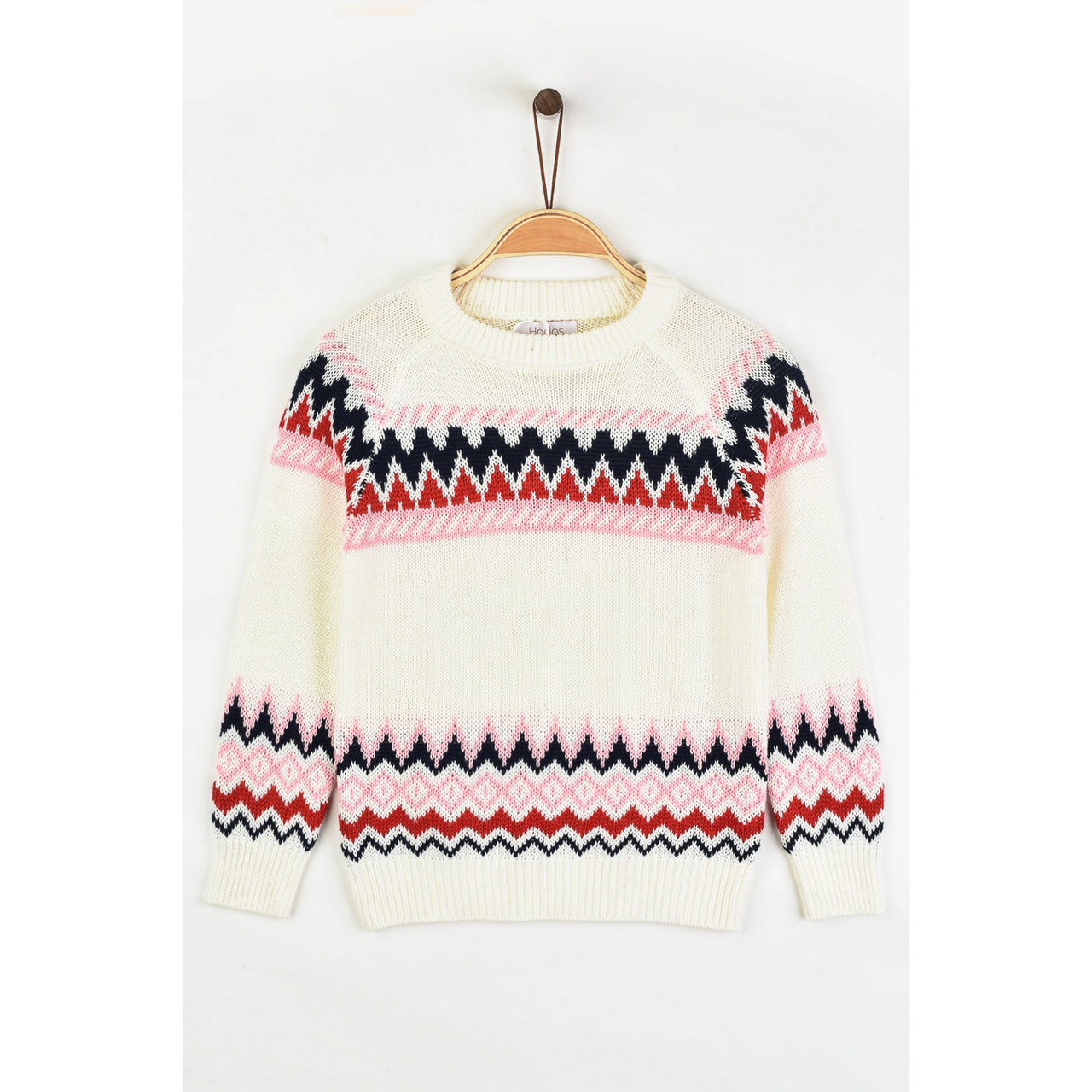 Hadas Jacquard Girls Sweater