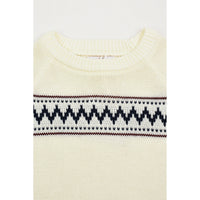 Hadas Jacquard Knit Sweater
