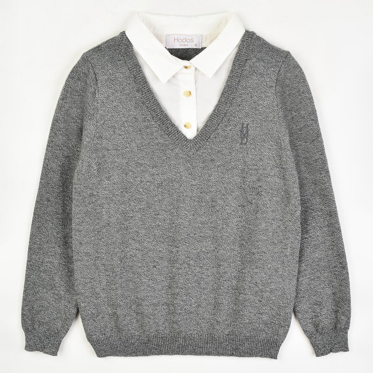 Hadas Knitted Collared Sweater