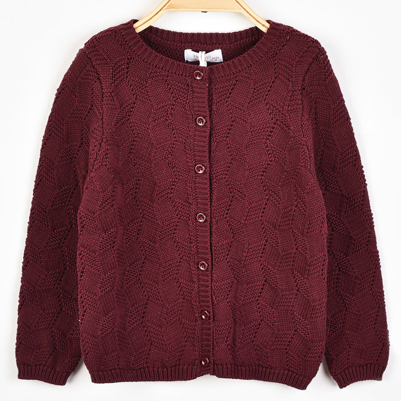 Hadas Geometric Knit Cardigan