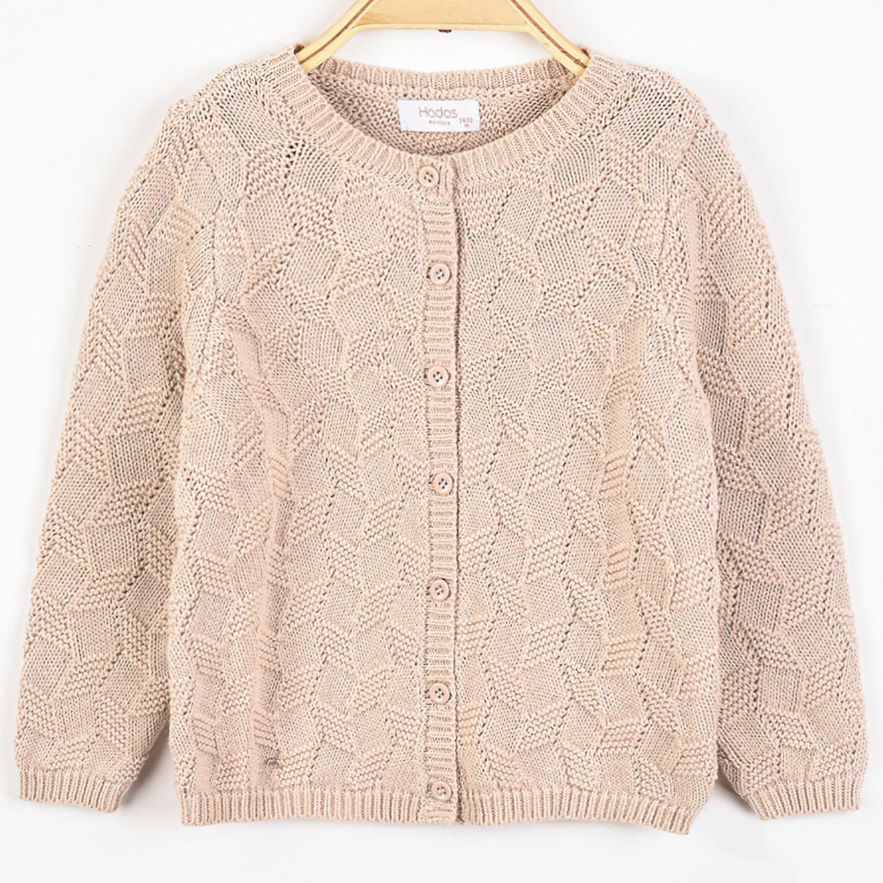 Hadas Geometric Knit Cardigan
