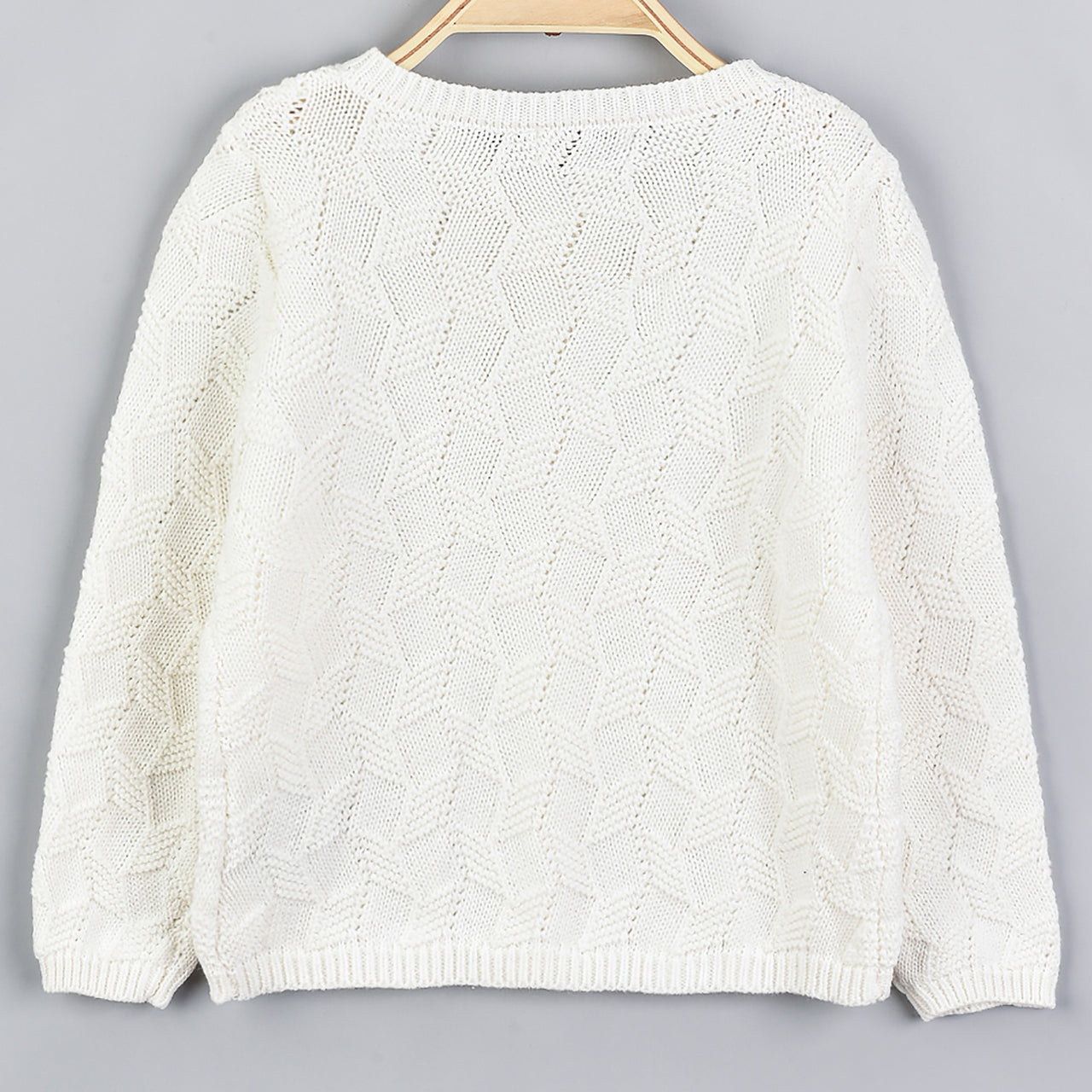 Hadas Geometric Knit Cardigan