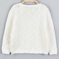 Hadas Geometric Knit Cardigan