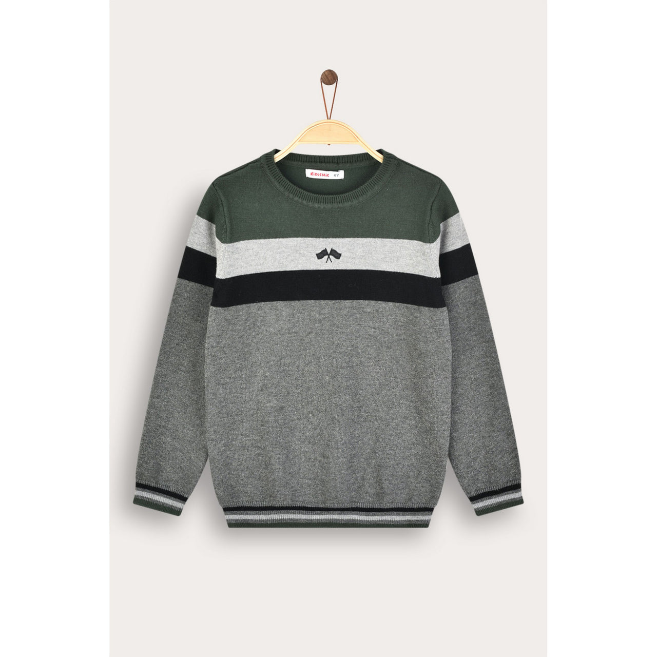 Panel Sweater