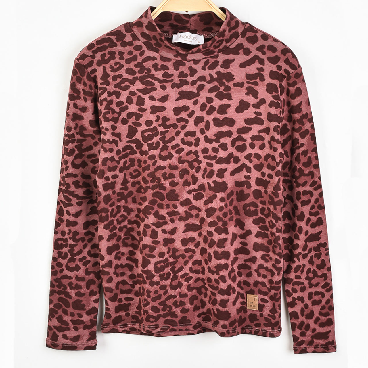 Hadas Animal Print Mockneck