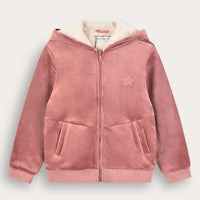 Velour Fur Hoodie
