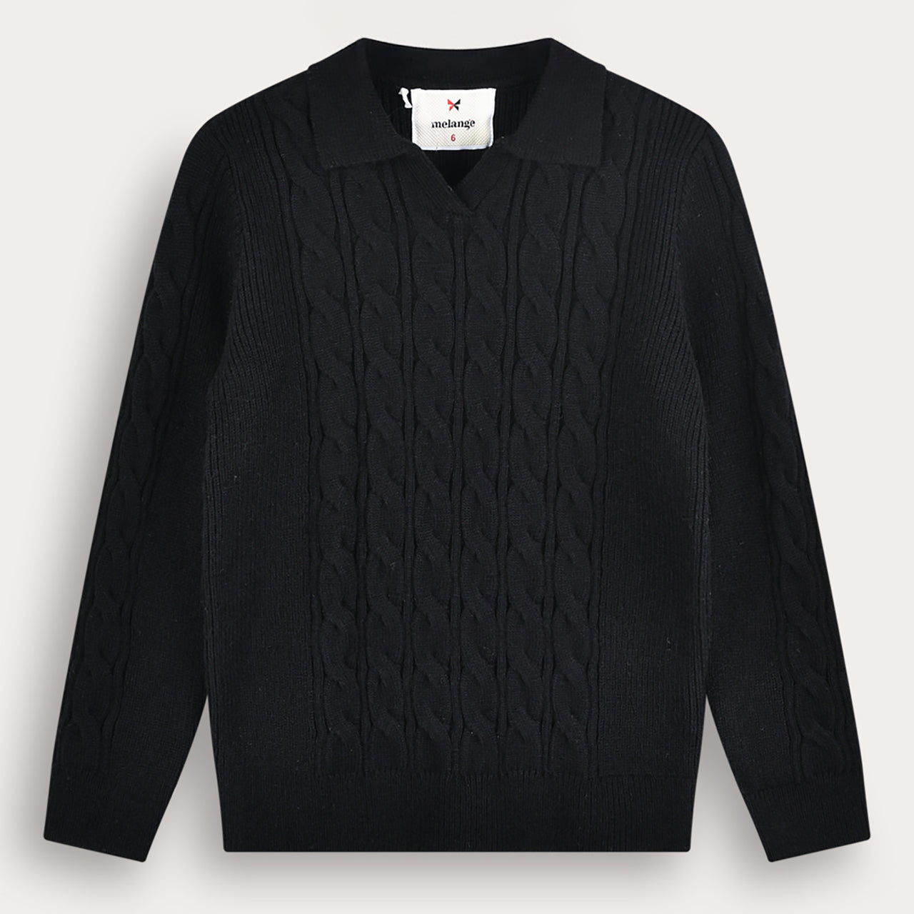 Melange Cables Sweater