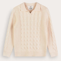 Melange Cables Sweater